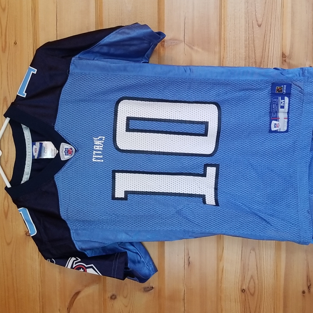 Reebok Youth Titans #10 Young Jersey